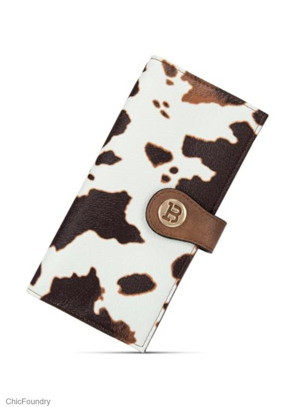 Slim Vegan Leather Bifold Wallet RFID Blocking Card Holder with Zipper Coin